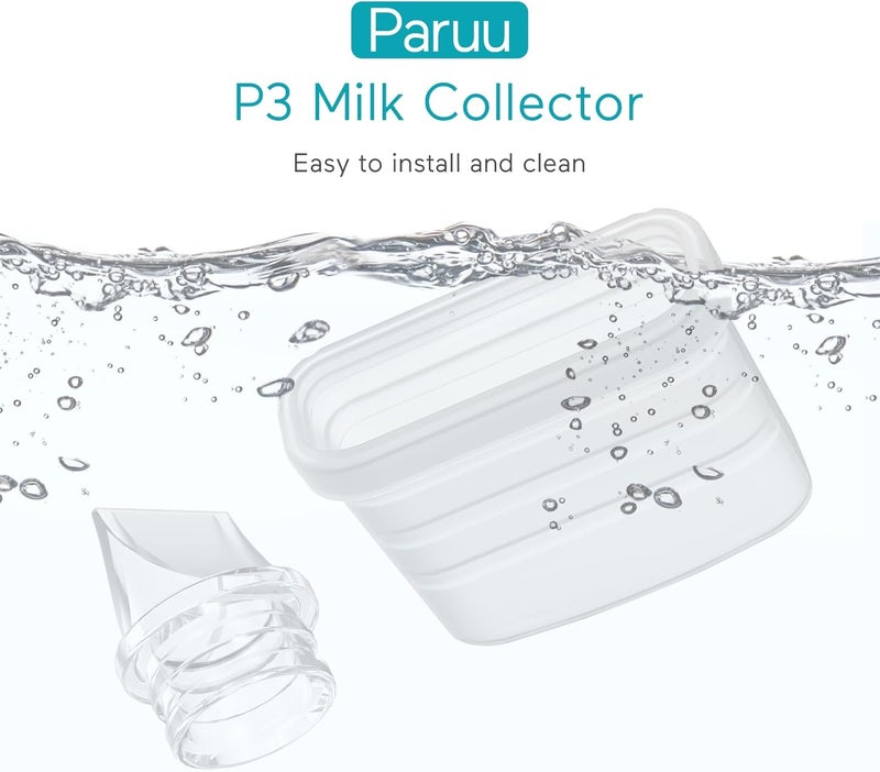 Paruu صمامات بيل البط P10 و diaphragm سيليكون، قطع غيار مضخة الثدي الأصلية P10، ملحقات استبدال مضخة الثدي القابلة للارتداء، مجموعة 2 حزمة - Image 3